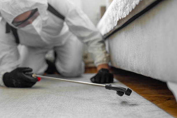 Professional Mosquito Control technician working in Delavan, WI